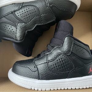 Jordan Black and White Kids Sneakers